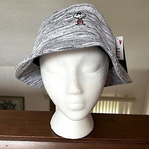 Love Your Melon Peanuts Snoopy Black Speckled Knit Hero Bucket Hat Adult New